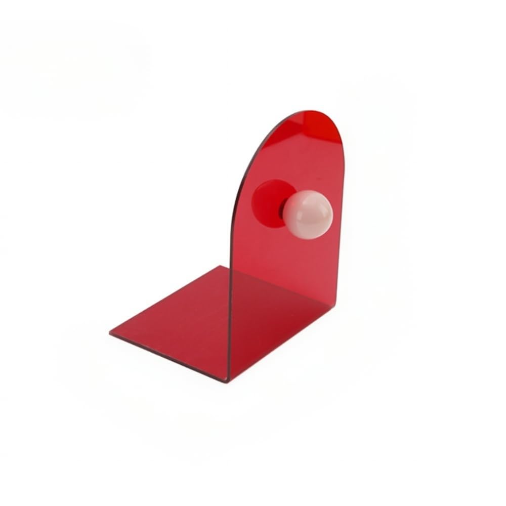 Amazon.co.jp: セラミックボール付きカラーアクリルブックエンド